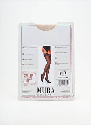 Bas stretch beige MURA femme