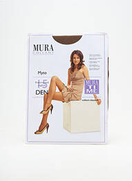 Collants stretch marron MURA femme