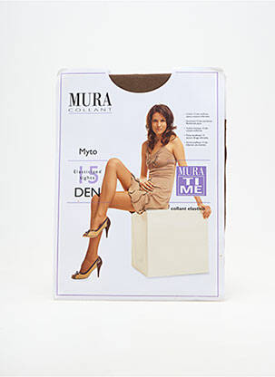 Collants stretch marron MURA femme
