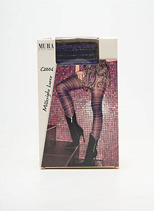 Collants stretch violet MURA femme