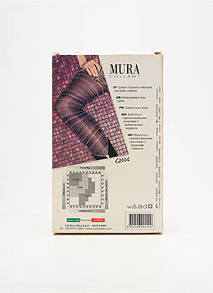 Collants stretch violet MURA femme