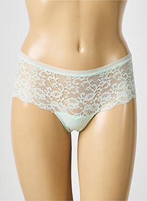 Culotte haute tissage dentelle vert MARIE JO femme