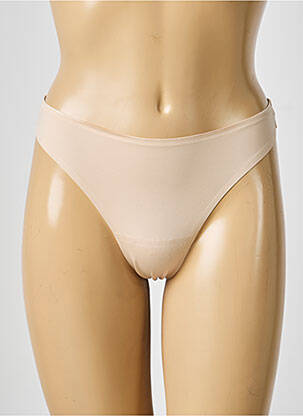 Tanga stretch beige MARIE JO femme