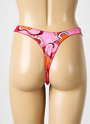Tanga stretch rose BANANA MOON femme