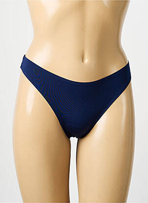 Tanga stretch bleu MARIE JO femme