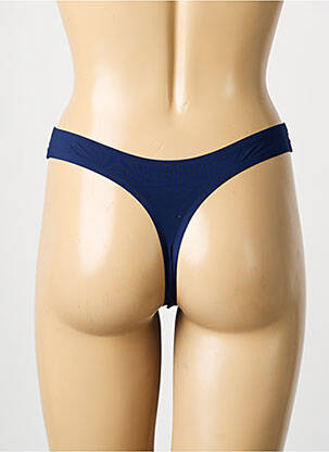 Tanga stretch bleu MARIE JO femme