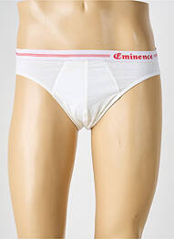 Slip tissage popeline blanc EMINENCE homme