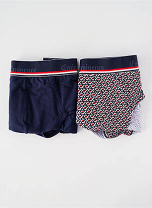 Slip imprimé fantaisie bleu EMINENCE homme