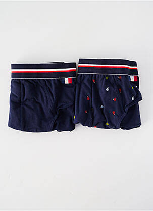 Slip imprimé fantaisie bleu EMINENCE homme