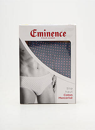 Slip imprimé fantaisie bleu EMINENCE homme