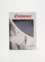 Slip imprimé fantaisie bleu EMINENCE homme