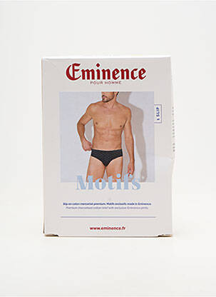 Slip imprimé fantaisie bleu EMINENCE homme
