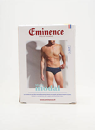Slip imprimé fantaisie bleu EMINENCE homme