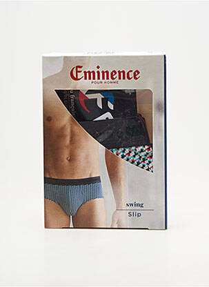 Slip imprimé fantaisie blanc EMINENCE homme