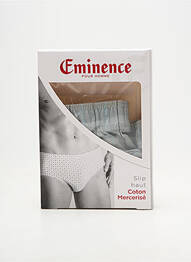 Slip imprimé rayures gris EMINENCE homme
