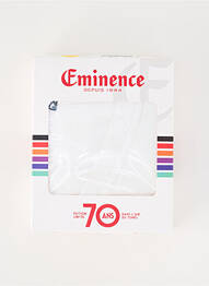 T-shirt stretch manches courtes blanc EMINENCE homme