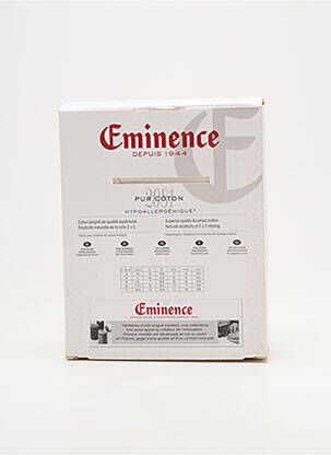 Débardeur coupe droite sans manche blanc EMINENCE homme