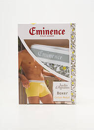 Boxer imprimé fantaisie blanc EMINENCE homme