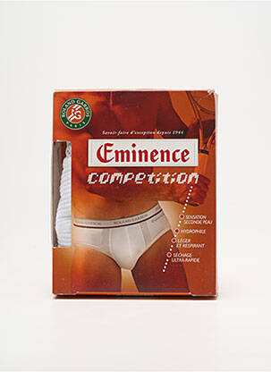 Slip stretch blanc EMINENCE homme