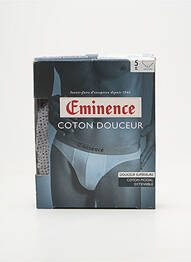 Slip imprimé fantaisie gris EMINENCE homme