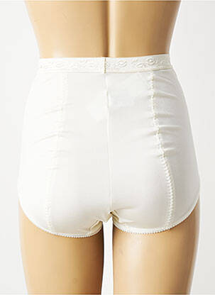 Culotte haute effet matière satinée blanc FANTASIE femme