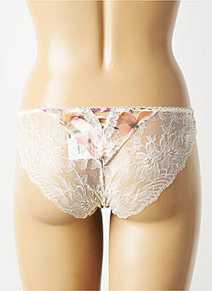 Culotte tissage dentelle beige AUBADE femme