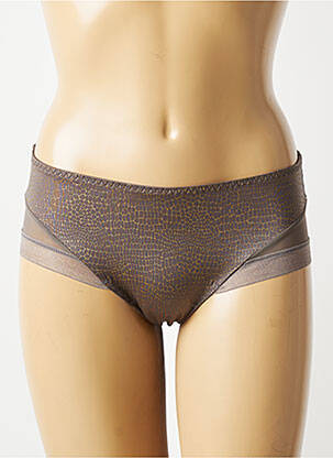 Culotte effet matière satinée marron PRIMADONNA femme