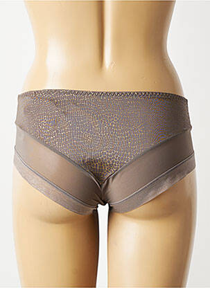 Culotte effet matière satinée marron PRIMADONNA femme