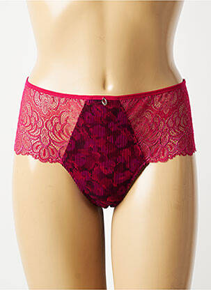 Shorty effet matière satinée rose MARIE JO femme