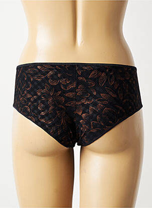 Shorty tissage satiné noir MARIE JO femme
