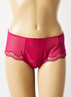 Shorty broderie rose MARIE JO femme