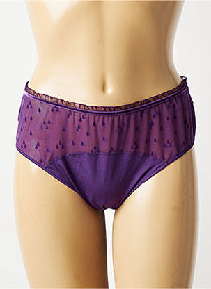 Tanga stretch violet PRIMADONNA femme