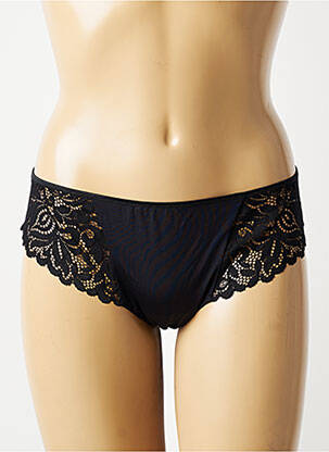 Tanga stretch noir MARIE JO femme