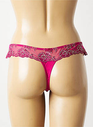 Tanga stretch rose MARIE JO femme