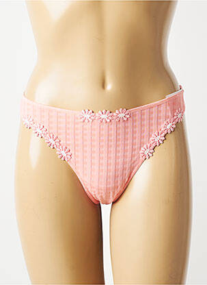 Tanga stretch rose MARIE JO femme