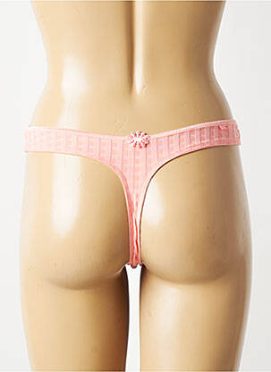 Tanga stretch rose MARIE JO femme
