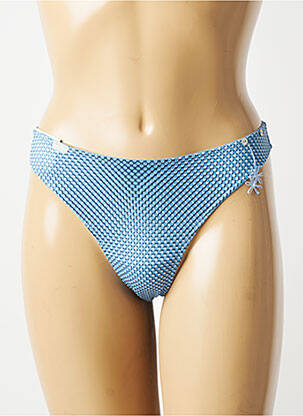 Tanga stretch bleu MARIE JO femme