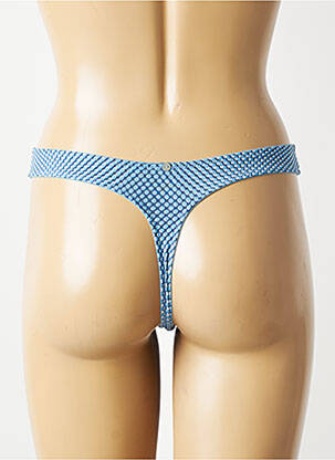 Tanga stretch bleu MARIE JO femme