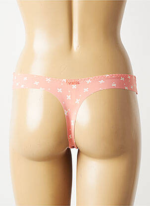 Tanga stretch rose MARIE JO femme