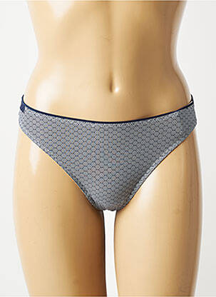 Tanga stretch bleu MARIE JO femme