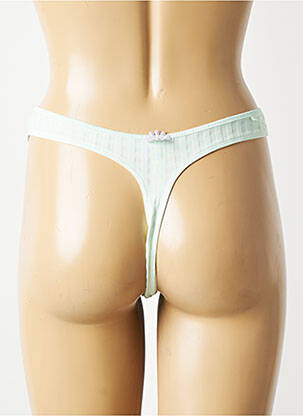Tanga stretch vert MARIE JO femme