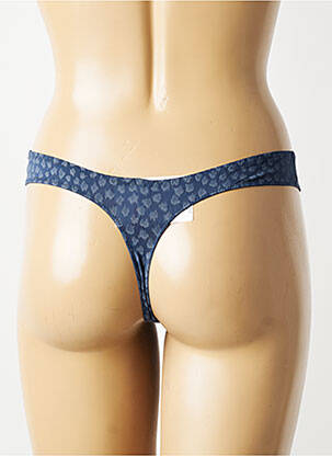Tanga stretch bleu PRIMADONNA femme