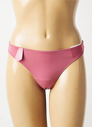 Tanga stretch rose MARIE JO femme