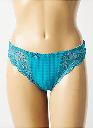 Tanga stretch bleu PRIMADONNA femme