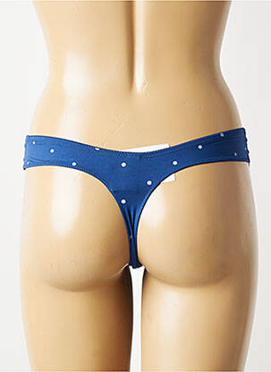 Tanga stretch bleu PRIMADONNA femme