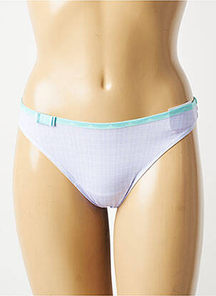 Tanga stretch violet PRIMADONNA femme