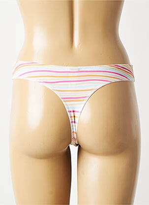 Tanga stretch rose MARIE JO femme