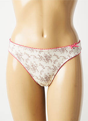 Tanga stretch beige PRIMADONNA femme