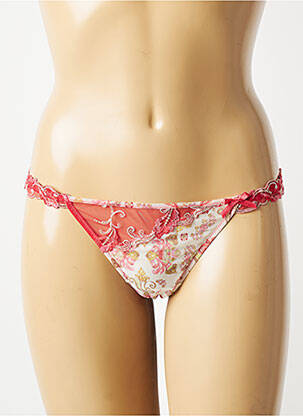Tanga stretch rose LISE CHARMEL femme