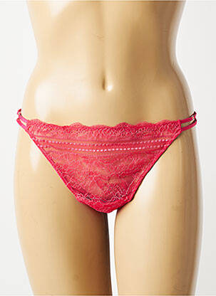 Tanga stretch rose MARIE JO femme